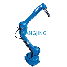 Endüstriyel YASKAWA AR2010 6 eksenli kaynak robotu kol manipülatörü ve 12 kg taşıma kapasitesi 2010 tel sürme sistemi ve kaynakçı