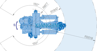 GP400R Toplama ve Yerleştirme İçin Kullanılmış Yaskawa Robot 400kg Yük 3518mm Kol Robotları