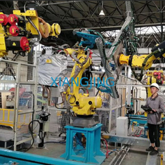 OTC welbee P500L kaynak makinesi ile Fiber lazer kaynağı için M-10iD otomatik kaynak robotu ve 6 eksenli endüstriyel robot