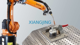 Kaynak robotu kolu ve KR210 KUKA Robotu için GBS Robot Lineer ray