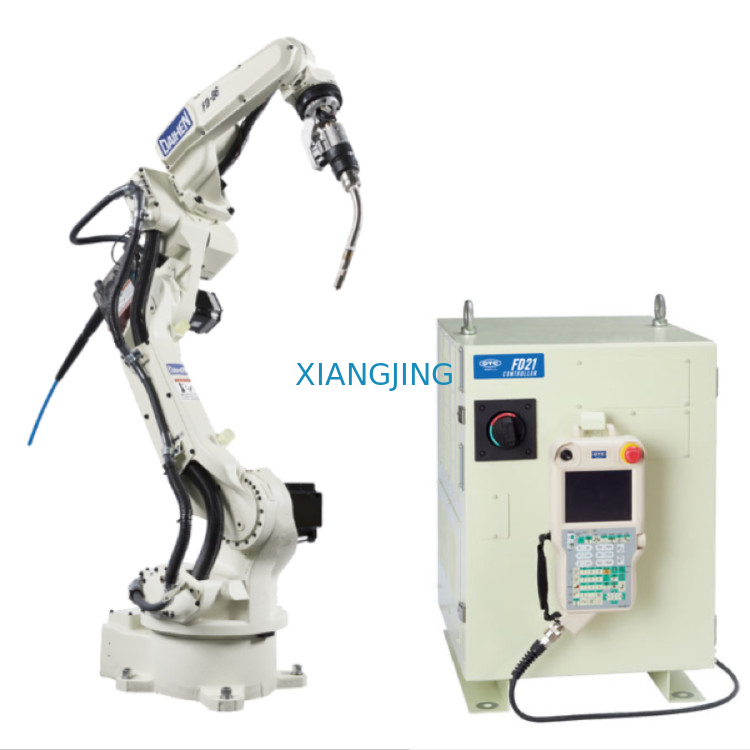 Otc Kaynak Torçları ile Endüstriyel Kullanılan Robotik Kol 6 Eksen Tig Kaynak Robotu