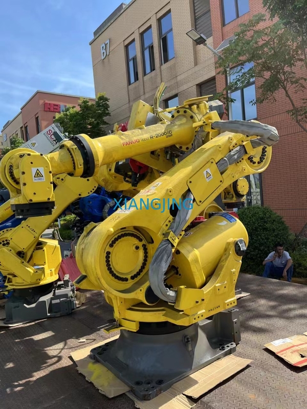 Robotik Kol El Manipülatör Yükü 12kg ile 6 Eksen Kullanılmış Endüstriyel Robot Paketleme